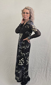 Fríða lillablá & hvít blóm