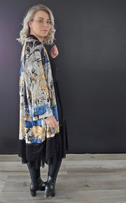 Kimono, blár