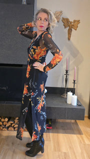 Emma mesh appelsínugul blóm