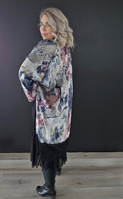 Kimono, burgundy