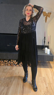 Birta, tvílitur svartur og munstraður