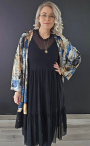 Kimono, blár