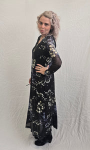 Fríða lillablá & hvít blóm
