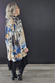 Kimono, blár