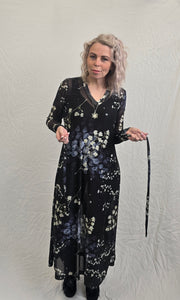 Fríða lillablá & hvít blóm