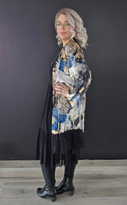 Kimono, blár